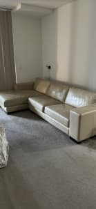 4 Seater Modular Leather Sofa
