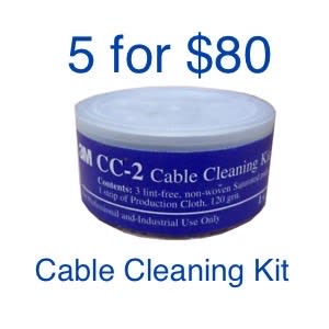 3M “CC-2” Cable Cleaning Kit ➖ 5 x kits for $80
