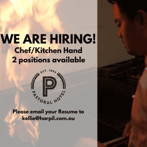 Chef / Kitchen Hand(DUBBO)(The Pastoral Hotel)