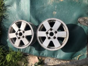Holden rodeo rims 