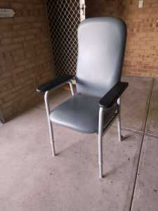 Adjustable Aged Care or Bariatric Chair - Grey -pick up Secret Harbour