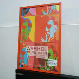Andy Warhol Poster framed