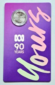 Royal Australian Mint ABC 90th Anniversary 20c and 3 Overseas Coins
