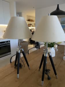 Table Lamps x 2 with LIFX light bulbs