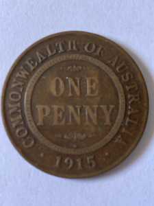 AUSTRALIAN PENNY 1913, 1915, 1929 IN VERY GOOD CONDITION