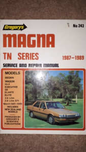 Mitsubishi Magna TN Workshop manual