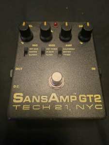 Sansamp GT2 Distortion Pedal