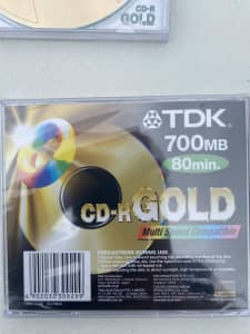 TDK Brand New Empty CD