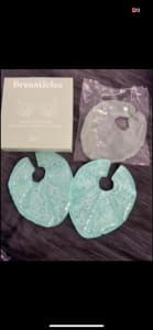 Multiple Baby Items - Bassinet Sheets, Breast Pads, Pump, Car Mirror 