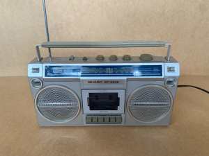 Sharp Vintage Cassette Radio