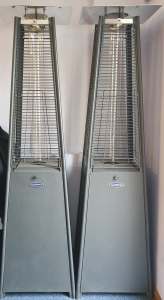 Outdoor heaters Patio Heater Pair Gas Pyramid
