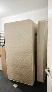Free mattress and metal bed frames