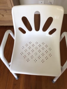 Shower Chair, R&R Deluxe, 48cm, aluminium