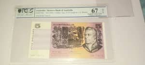 Australia $5 note PCGS 