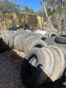 Free used truck tyres