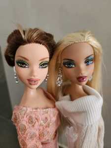 2005 Mattel Barbie My Scene Dolls Bling Bling Chelsea and Kennedy 