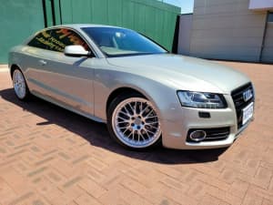 2010 Audi A5 8T MY11 S Tronic Quattro Silver 7 Speed Sports Automatic Dual Clutch Coupe