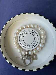 Thomas Sabo pearl bracelet with or without silver charms