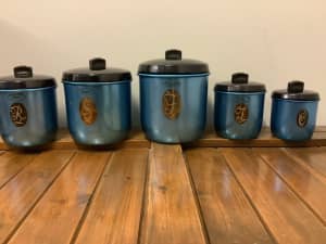 RETRO 1960’s Kitchen Cannisters