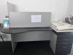 Large Office Desk with return and draws and Coffee Table