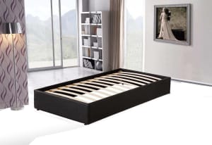 Elegant Single Bed Ensemble Frame