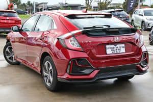 2020 Honda Civic 10th Gen MY20 VTi Red 1 Speed Constant Variable Hatchback