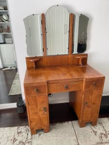 Art Deco Teak Dressing Table - OFFERS WELCOME