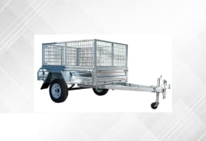 6X4 - TRAILER - 600MM CAGE