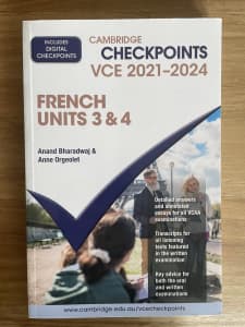 Cambridge Checkpoints VCE French Units 384******2024 Anand Bharadwaj