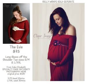 EVIE by Eden Elizabeth Maternity Photography Gowns / Dresses