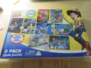 Toy Story 8 Pack Jigsaw Puzzles