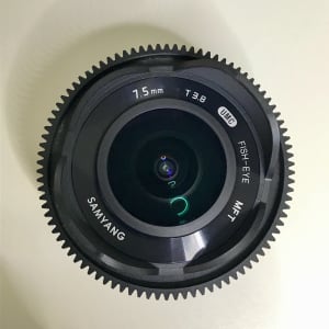 Samyang (Micro four-thirds mount) 7.5mm T3.8 UMC Fish-eye Cine Lens