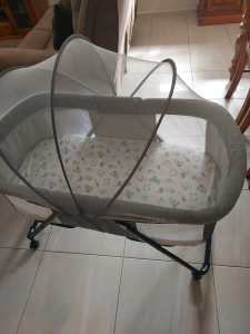 Portable Cot with Mattress 