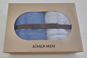 (New High Quality) 2 Pack Hand Towels Gift Set (AIMER Brand RRP68)