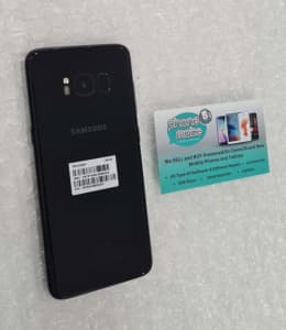 Samsung Galaxy S8 Black Unlocked 64GB Immaculate with Warranty