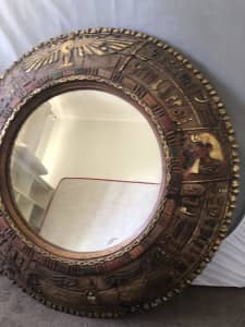 Stunning Massive Egyptian Mirror