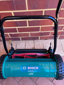 Bosch Manual Hand Push Cylinder Grass Lawn Mower 38 cm with Catcher AH