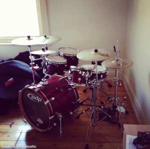 PDP Drum kit with Zildjian A custom cymbals!!