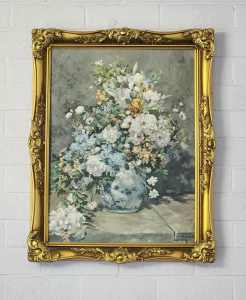 Vintage Framed print of Spring Bouquet by Renoir
