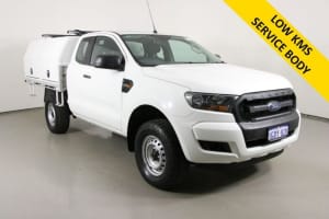 2016 Ford Ranger PX MkII MY17 XL 2.2 Hi-Rider (4x2) White 6 Speed Automatic Super Cab Chassis