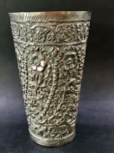 Antique Indian Lassi Cup signed to base