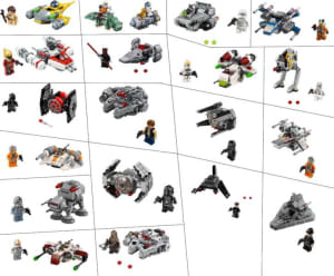 Lego Microfighters Microfighter Micro Fighter Fighters Star Wars