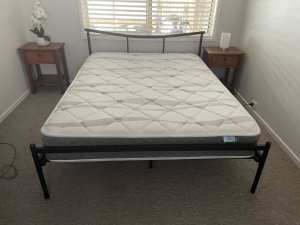 Queen Bed -Mattress and Base