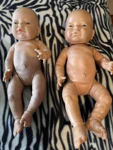 life size new born dolls M and F
