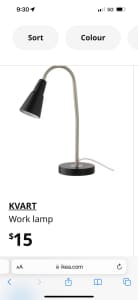 Ikea Work lamp / table lamp with bubble*3
