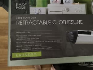 Retractable clotheslines - price dropped