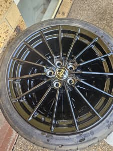 GR Yaris factory enkei wheels and tyres 5x114.3