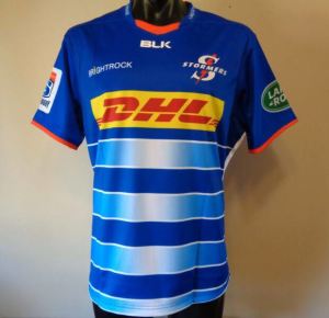 BLK STORMERS SUPER RUGBY 2019 HOME JERSEY MENS XL BRAND NEW