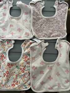 Four button up Baby Bibs