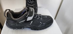 Brand new MTB shoes Vision BlkGry Can use SPD Pedals & Flat pedals siz